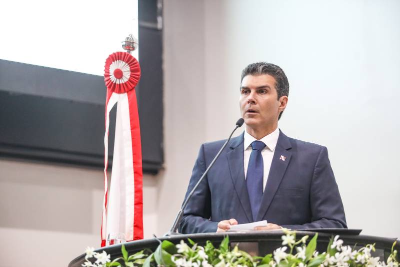 O governador reeleito no último pleito estadual, Helder Zahluth Barbalho 